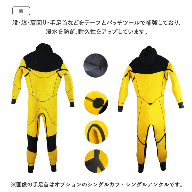 フード付 ロングチェストジップ セミドライ – Wetsuits Japan ウェット
