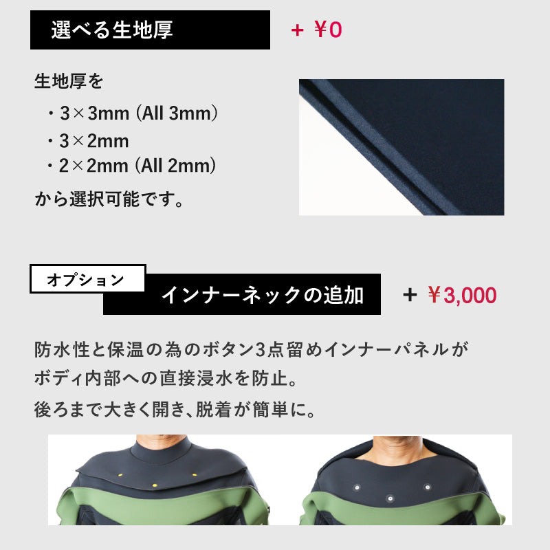 クロスジップ フルスーツ