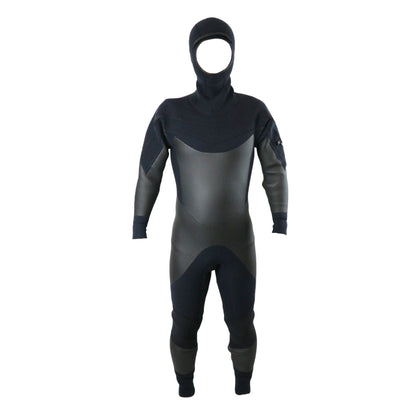 ウェットスーツ セミドライ フード ロングチェストジップ 日本製 Wetsuits