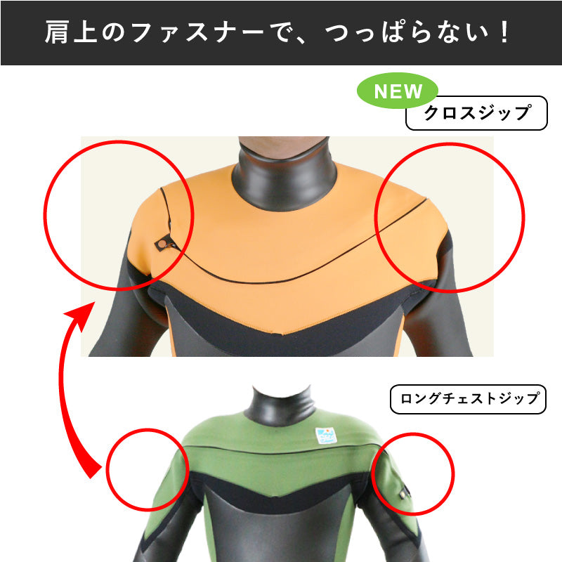 クロスジップ　セミドライ